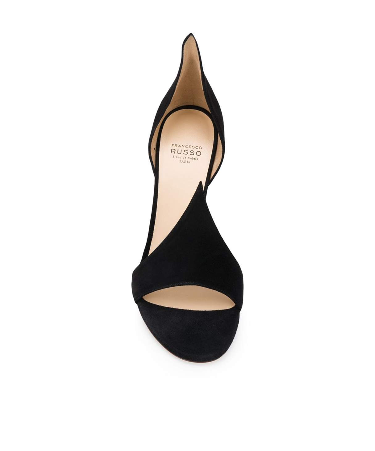 Francesco Russo Sandali In Camoscio In Black