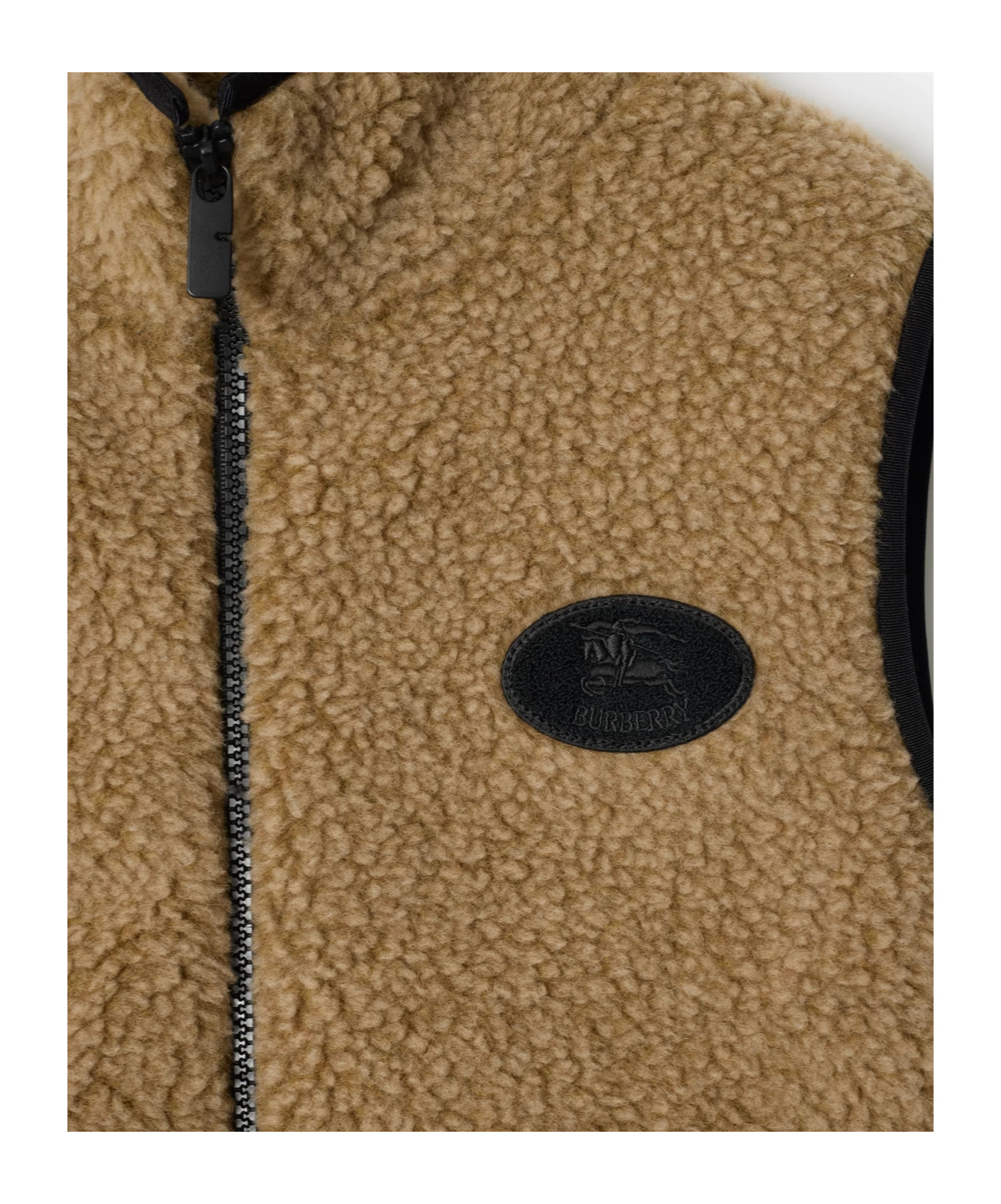 Burberry Cropped Fleece Gilet