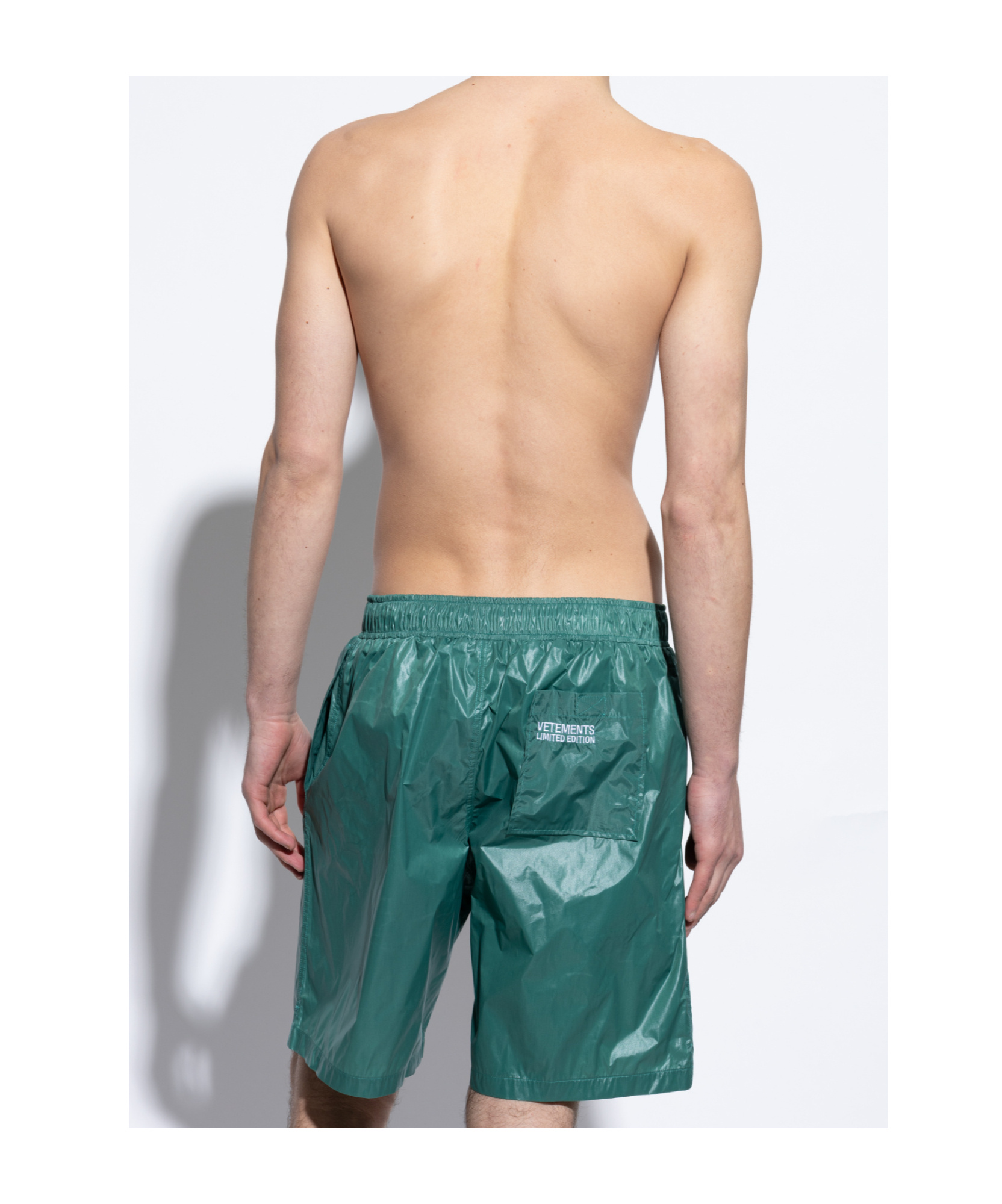 VETEMENTS POLIZEI SWIM SHORTS