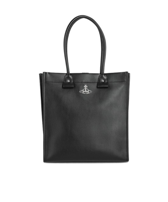 Vivienne Westwood Double Handle Tote Bag In Black