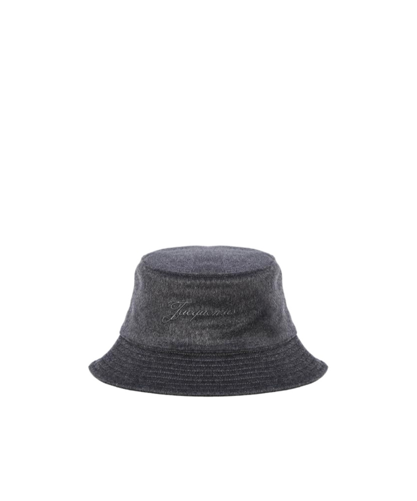 Jacquemus Le Bob Bucket Hat In Gray