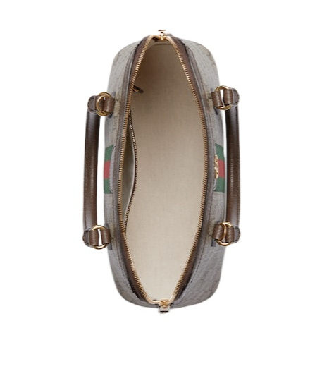 Gucci Ophidia Top Handle Bag In Nude