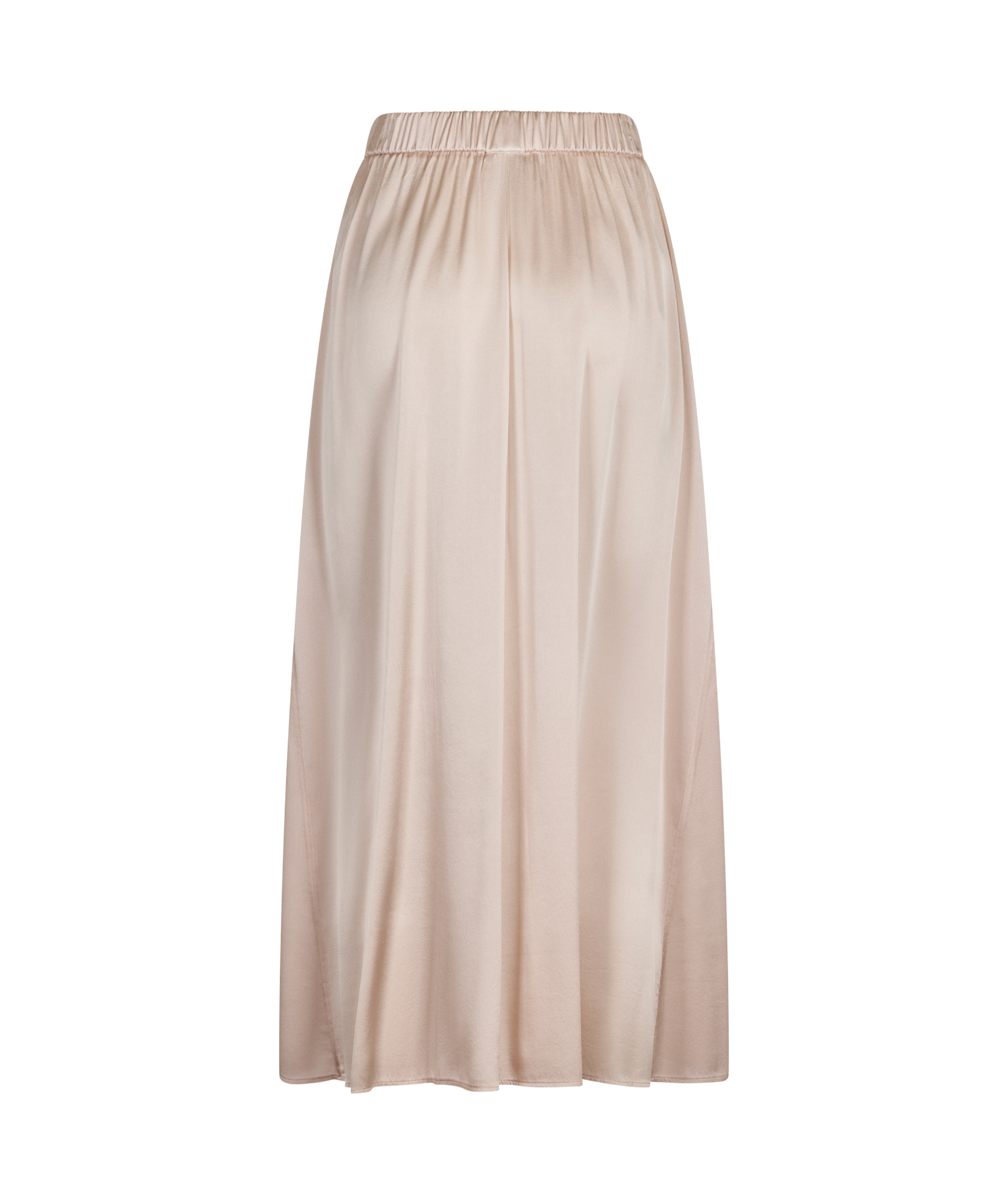 Shop Forte Forte Elastic Waist Skirt In Nude