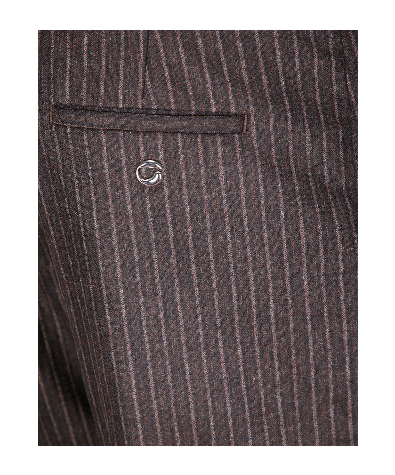 Coperni Pinstriped Straight-leg Trousers In Black