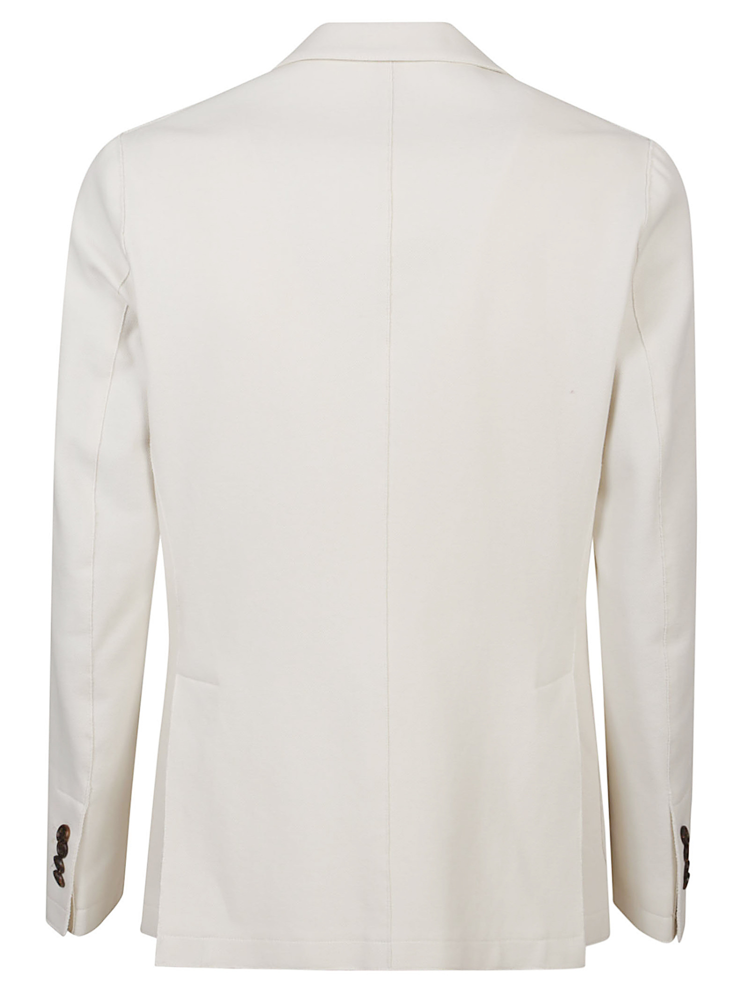 Eleventy Long-sleeved Suit Jacket In White