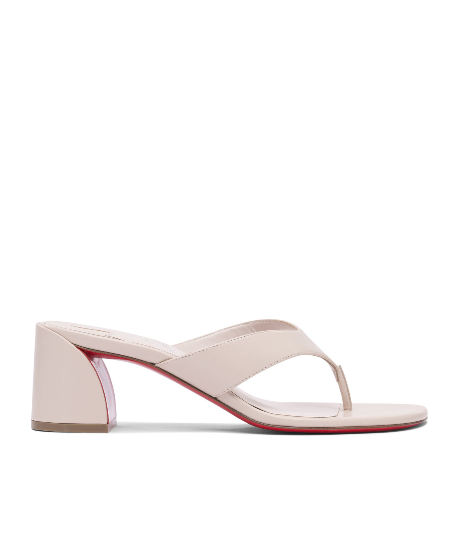 CHRISTIAN LOUBOUTIN FLIP-FLOP HIGH-HEELED SANDALS