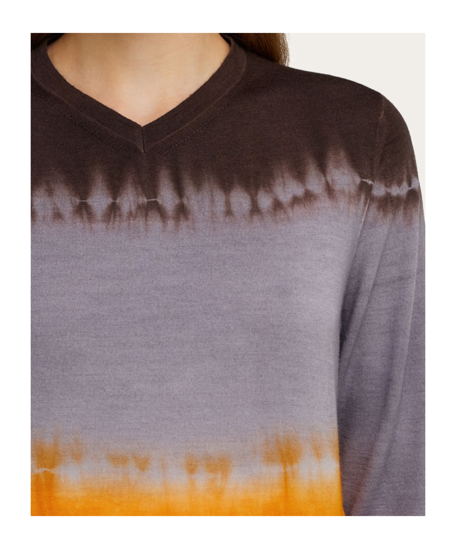 Ferragamo Tie-dye Pullover Sweater In Multi