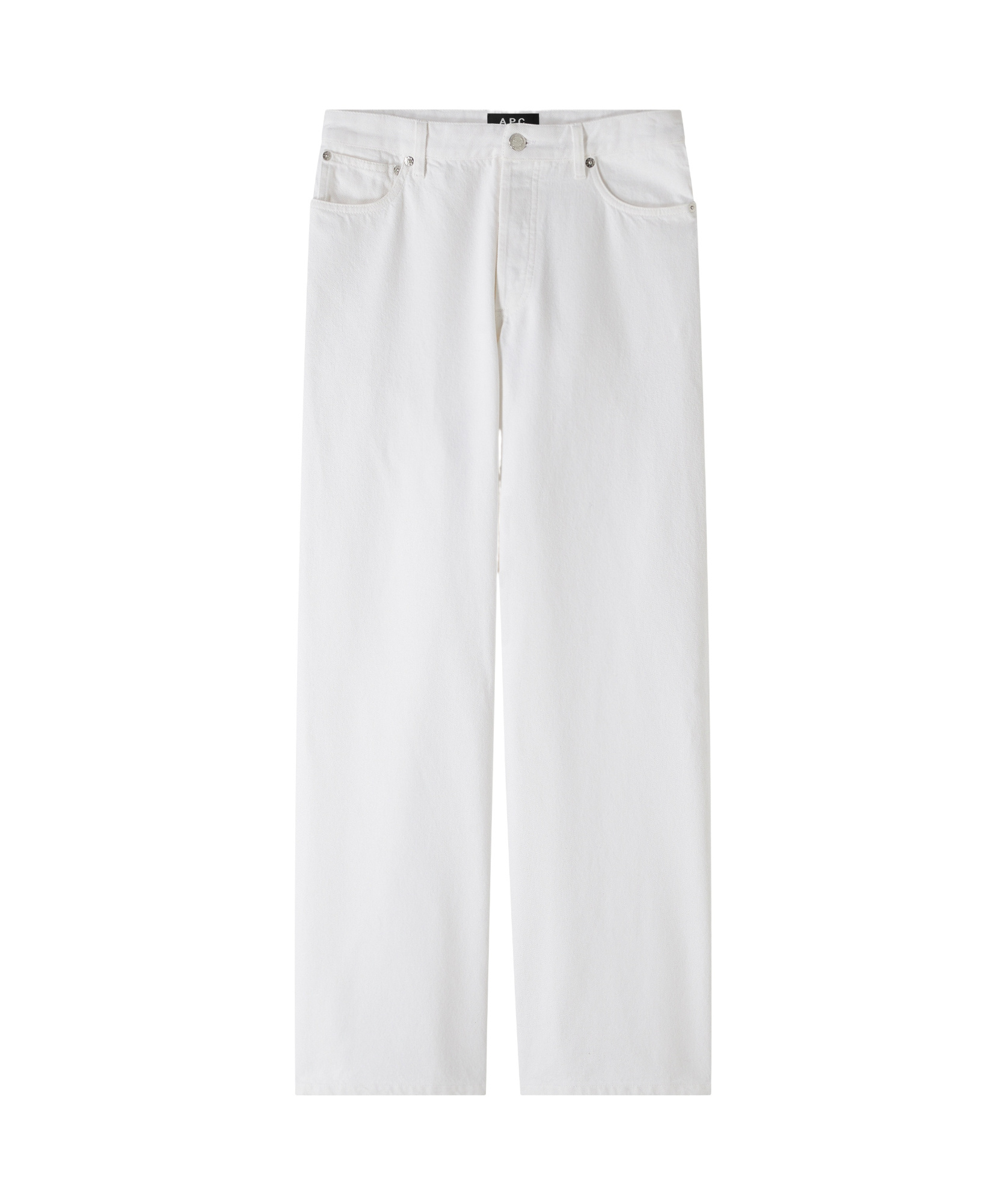 Apc Straight Jeans Pants In White