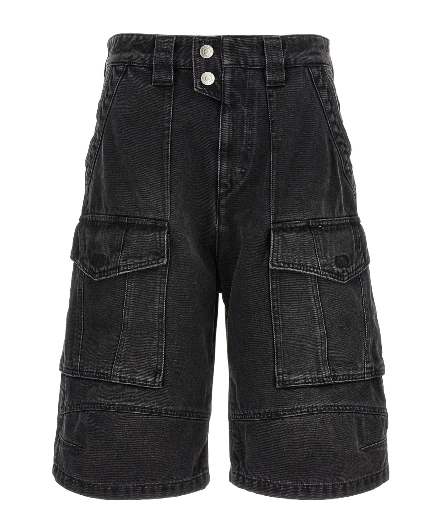 Isabel Marant Étoile Hortens Bermuda Shorts In Black