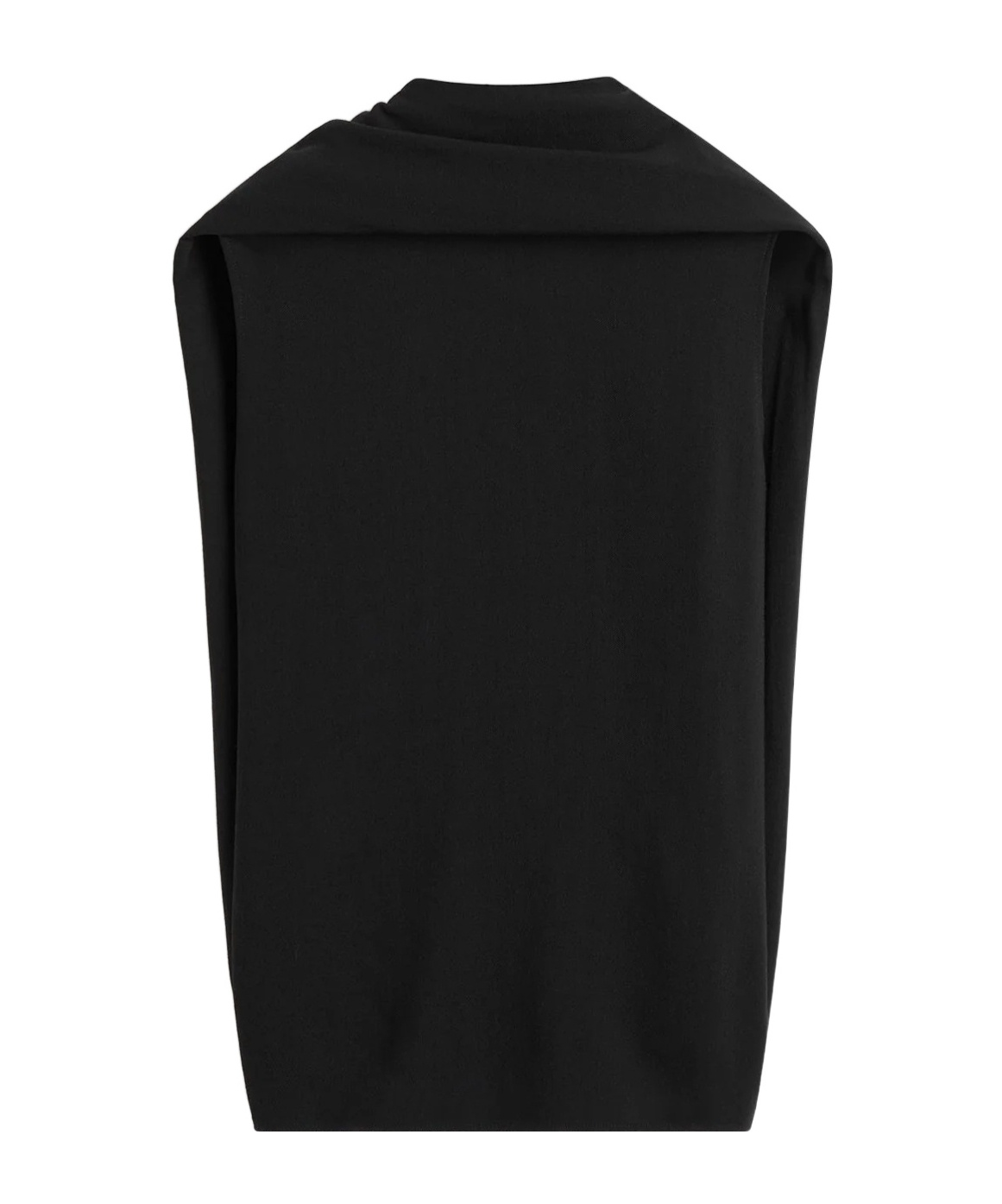 Totême Cocoon Cape Blouse Black