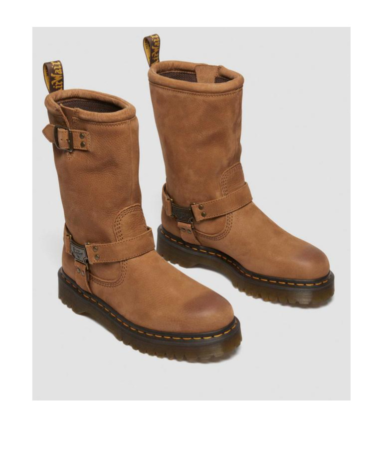 Dr. Martens' Dr. Martens Anistone Harness Boot In Brown