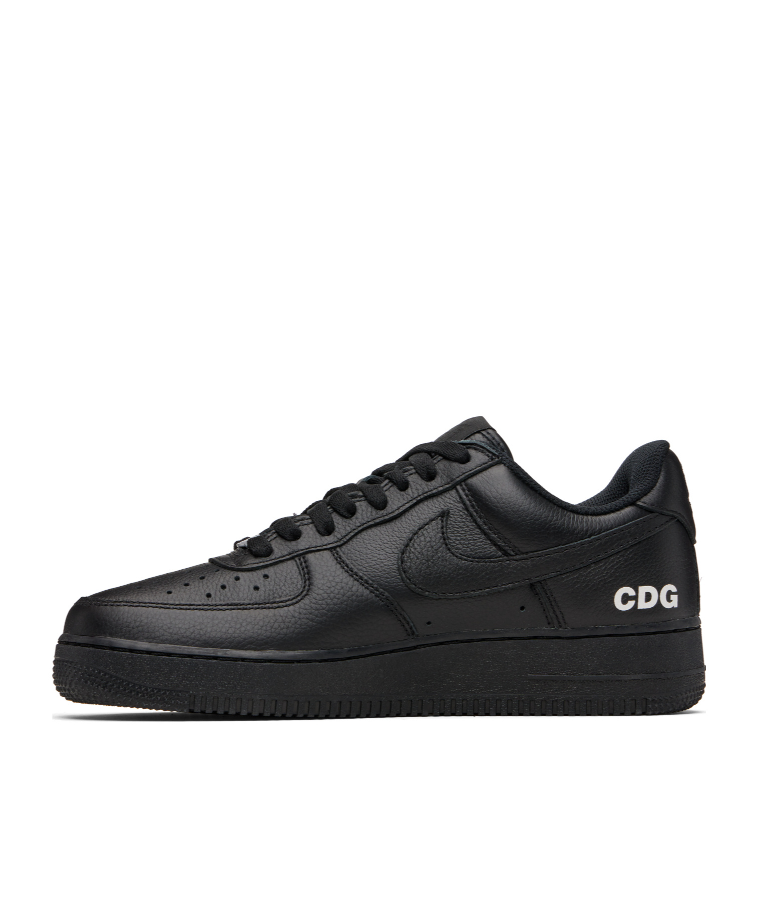 Comme Des Garçons X Nike Air Force 1 Low Sneakers In Black