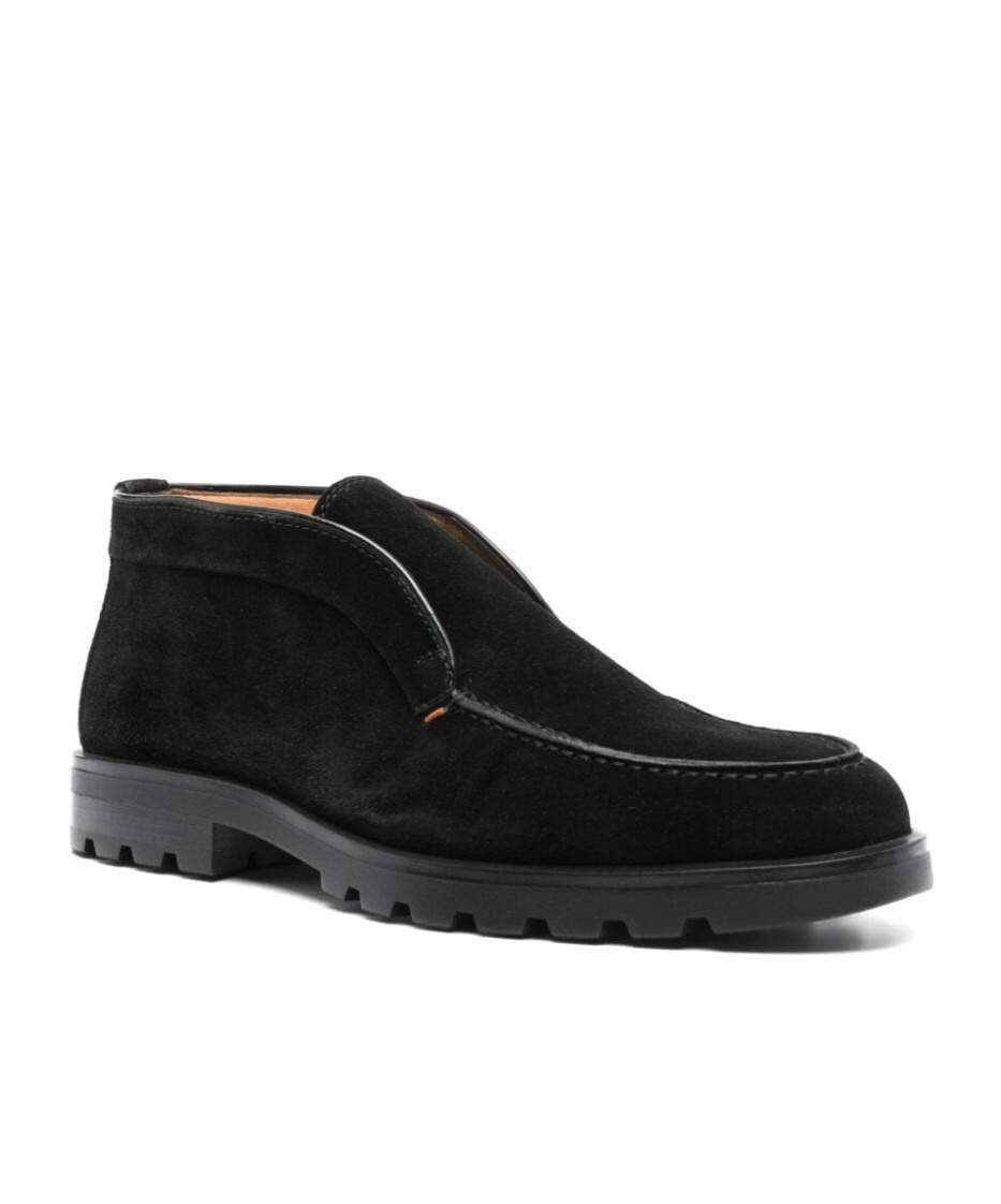 Santoni Ankle Boots In Gray