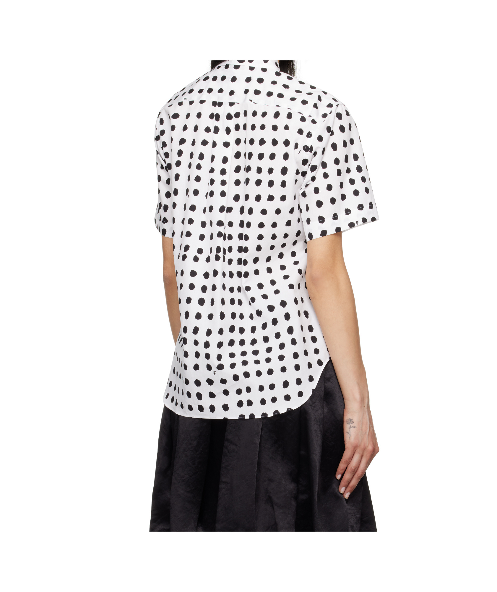 COMME DES GARÇONS WHITE SHORT SLEEVE SHIRT 