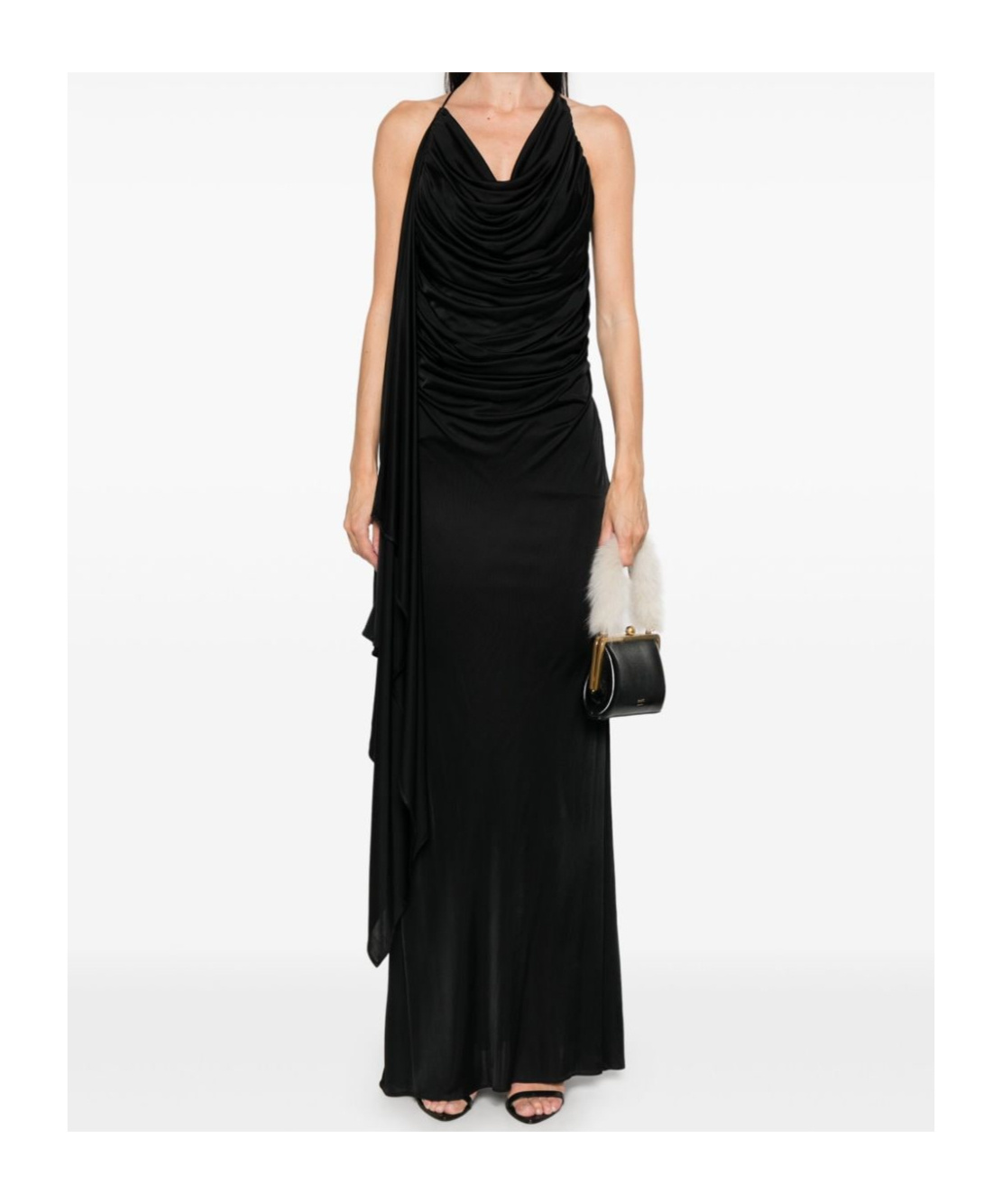 Giuseppe Di Morabito Brooch-detail Maxi Dress