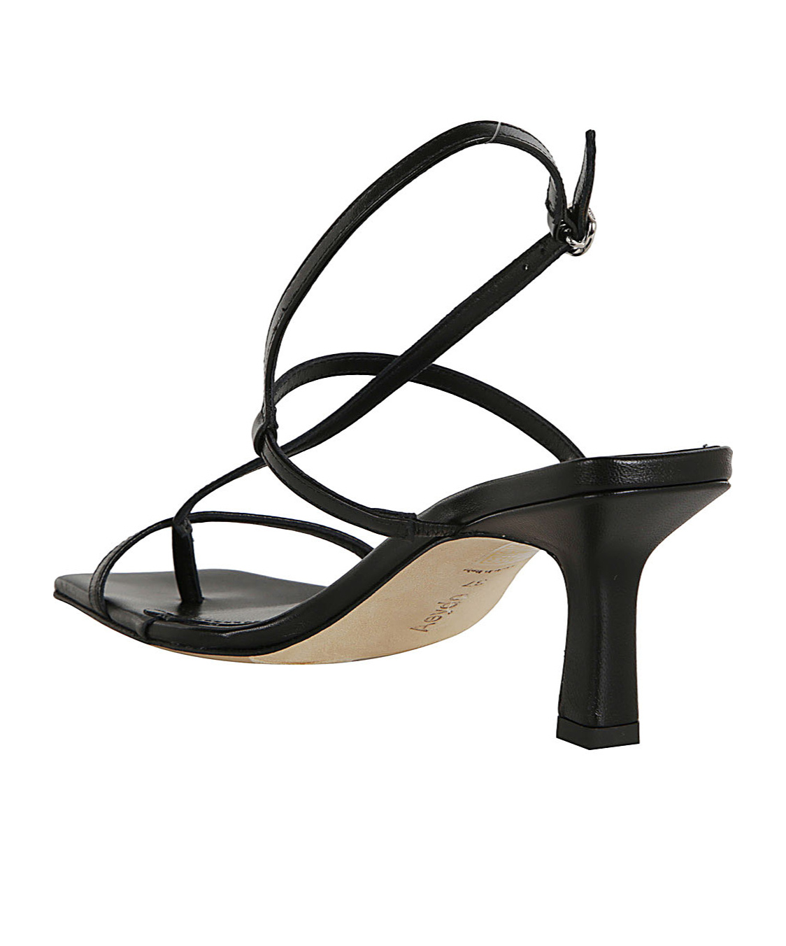 Shop Aeyde 65mm Elise Sandals In Black