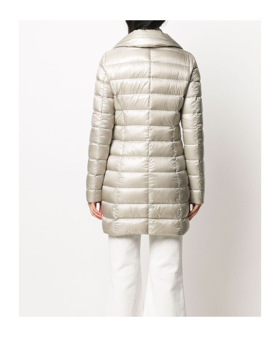 Herno Long-sleeve Puffer Jacket In White
