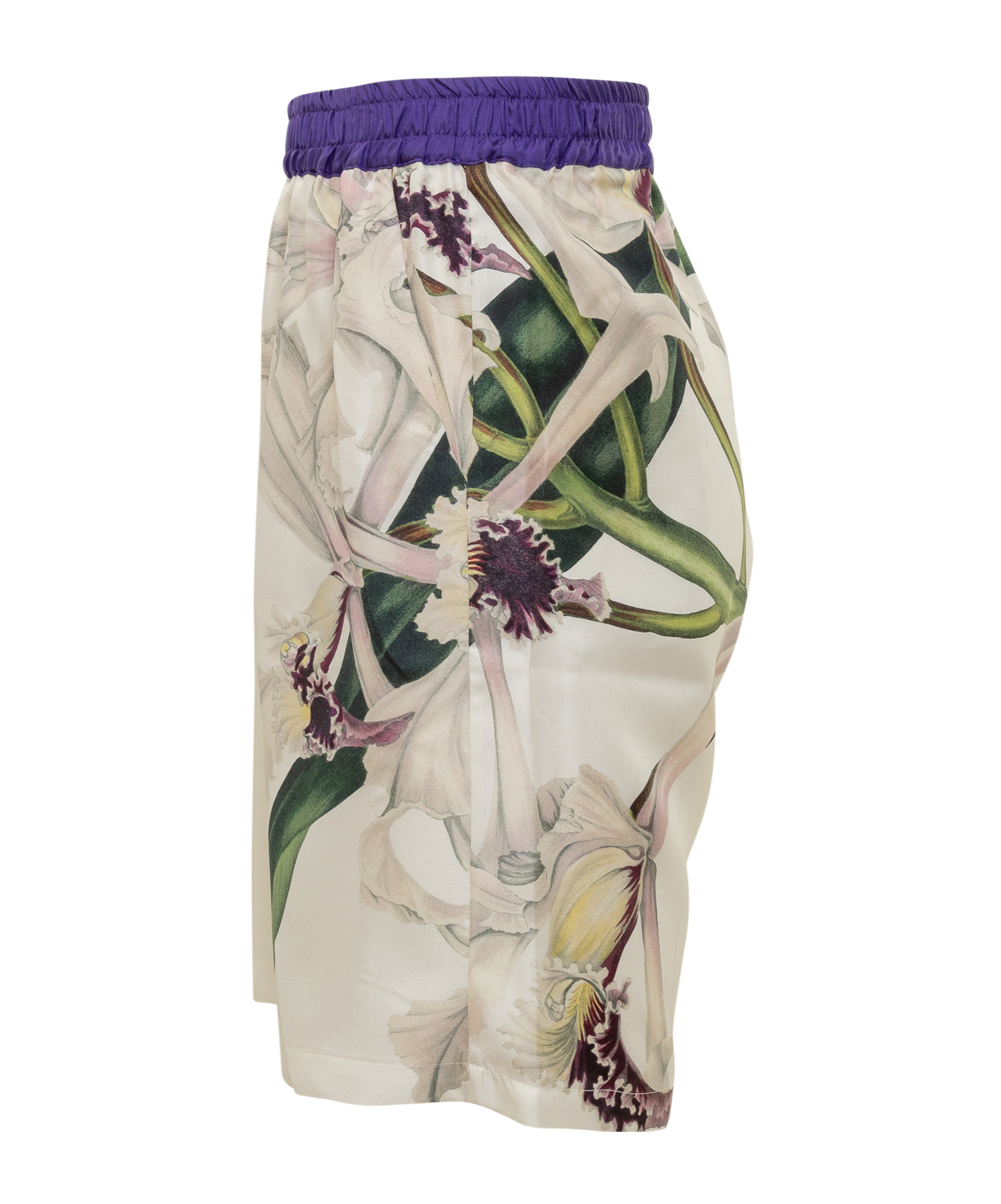 Pierre-louis Mascia Silk Shorts In Nude