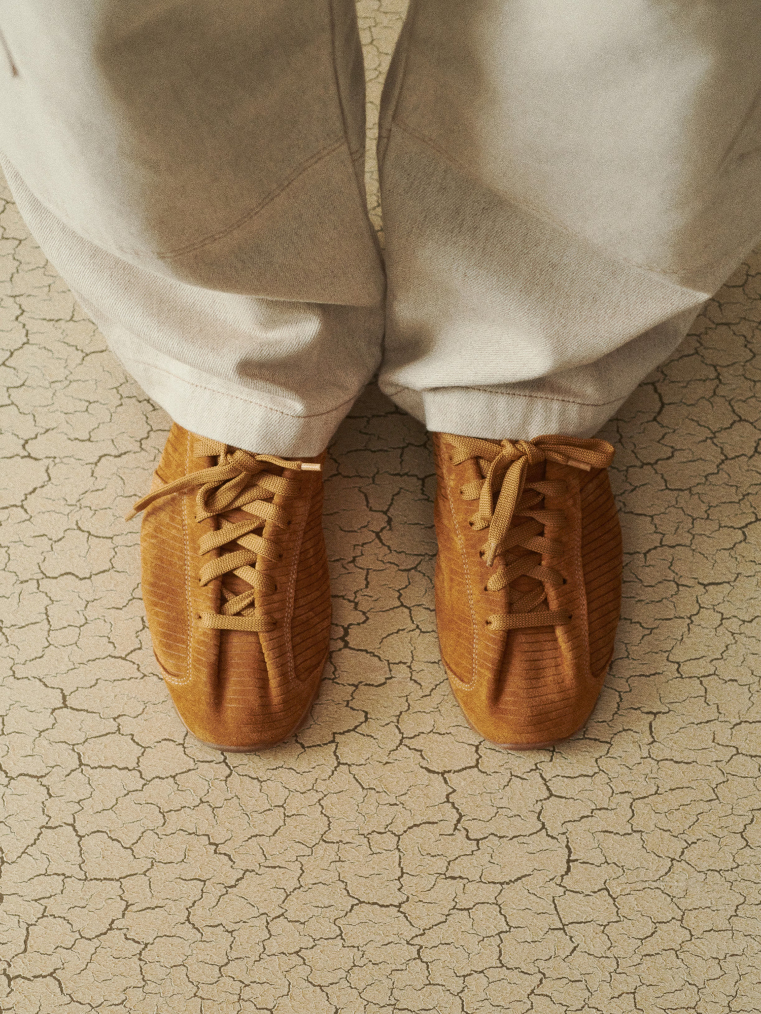 Jacquemus Corduroy The Tennis Sneakers In Brown