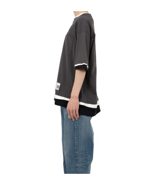Miharayasuhiro Maison Mihara Yasuhiro Round Neck T-shirt In Gray
