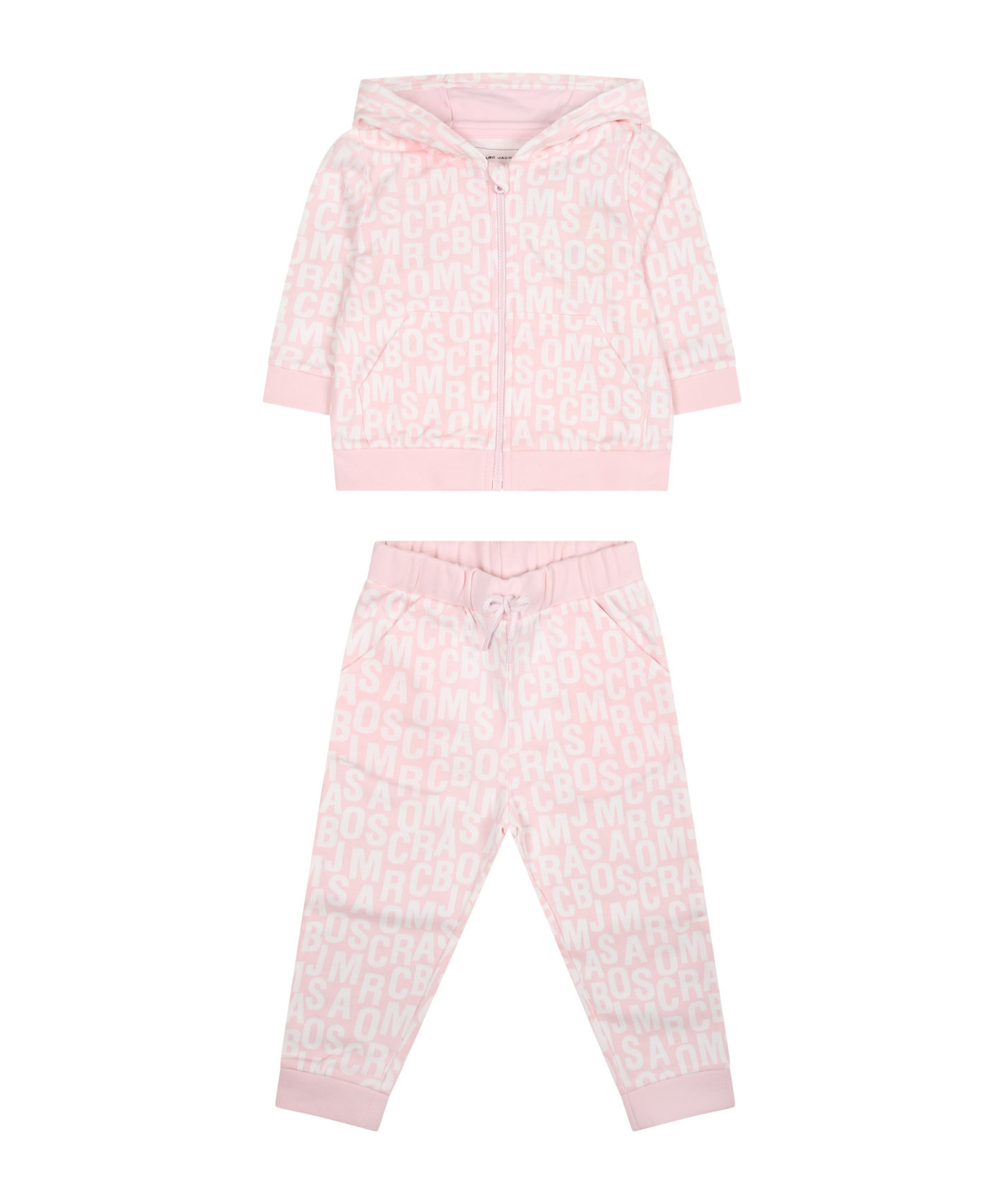 Marc Jacobs Hooded Sports Suit In Pink