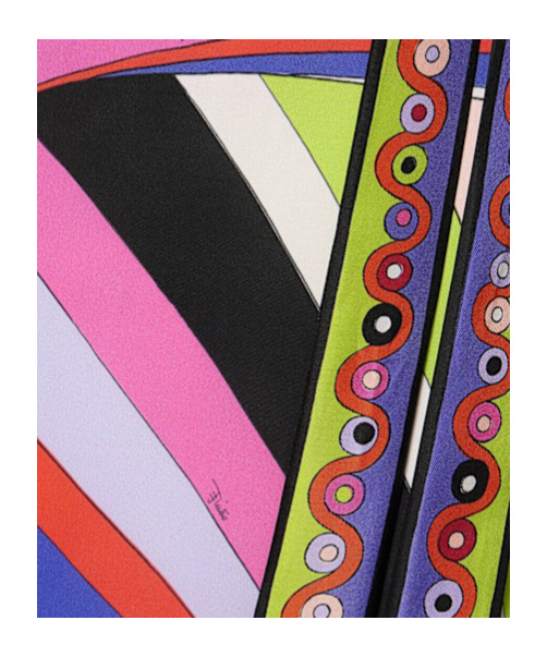 Pucci Printed One-shoulder Dress