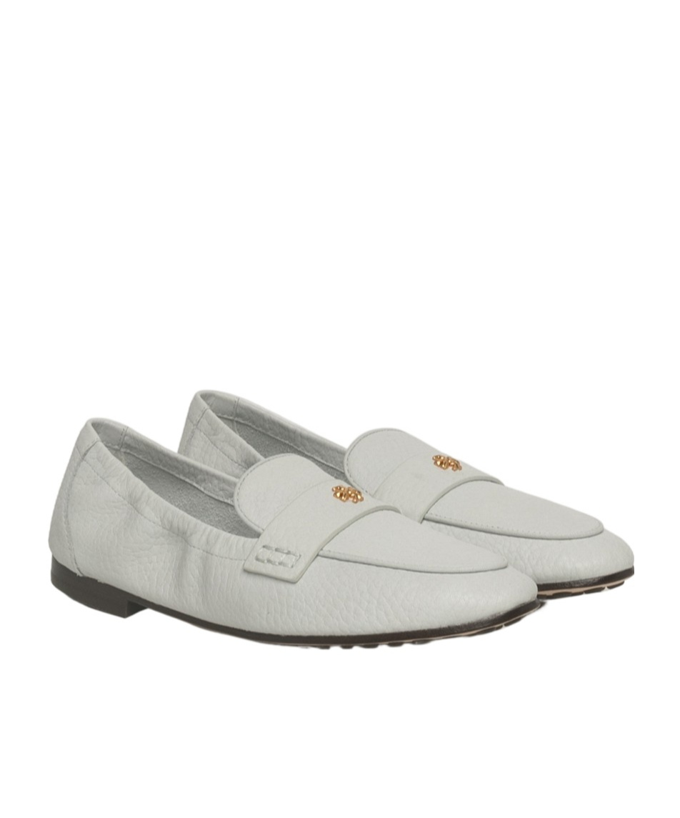 Tory Burch Ballet Loafer Shoes In White