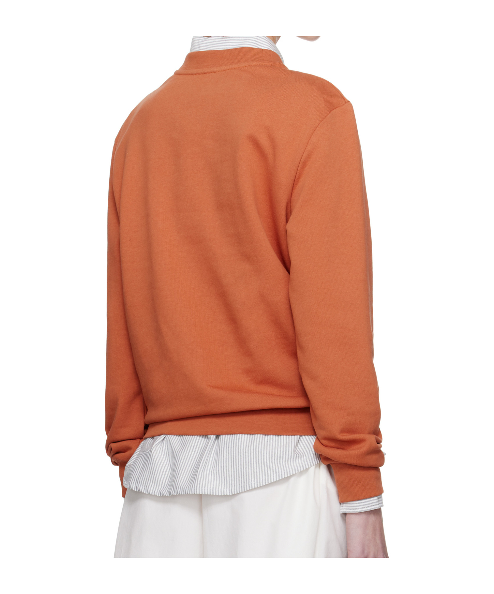 Apc Crew Neck Sweatshirt In Orange