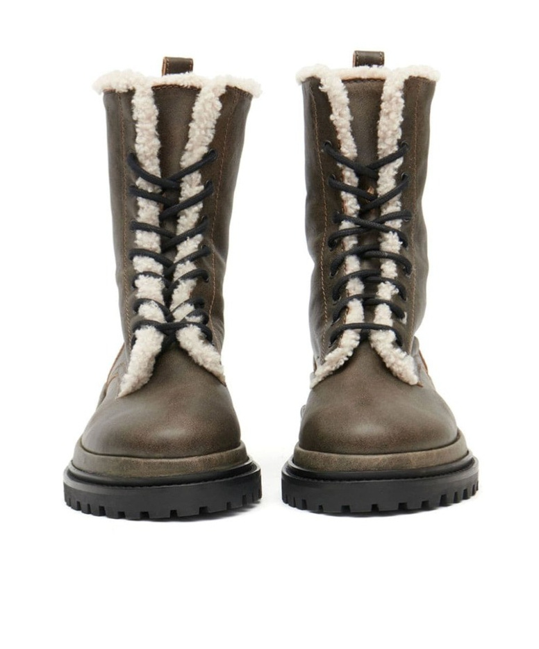 Isabel Marant Ghiso Lace-up Boots In Brown