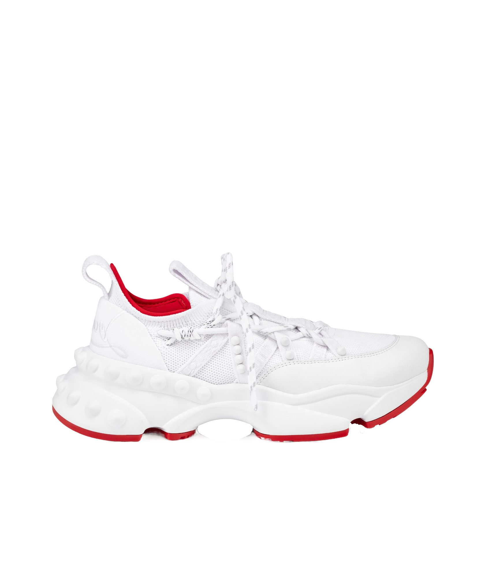 Christian Louboutin Trailnrun Sneakers In White