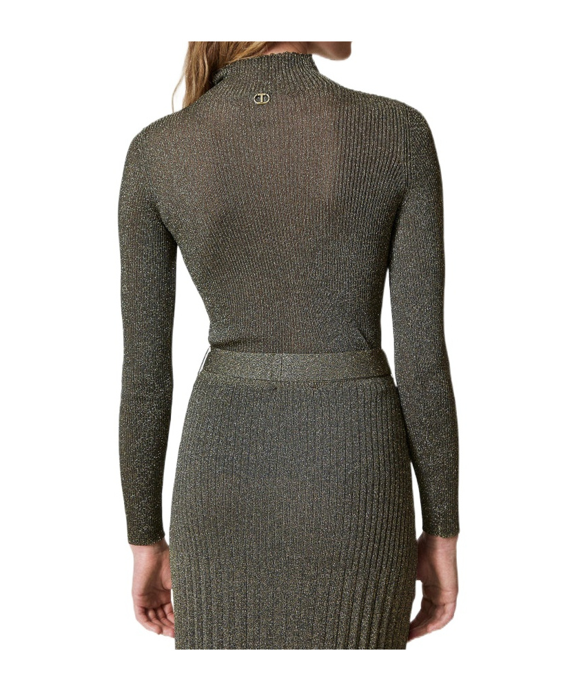 TWINSET LUREX DETAILING JUMPER