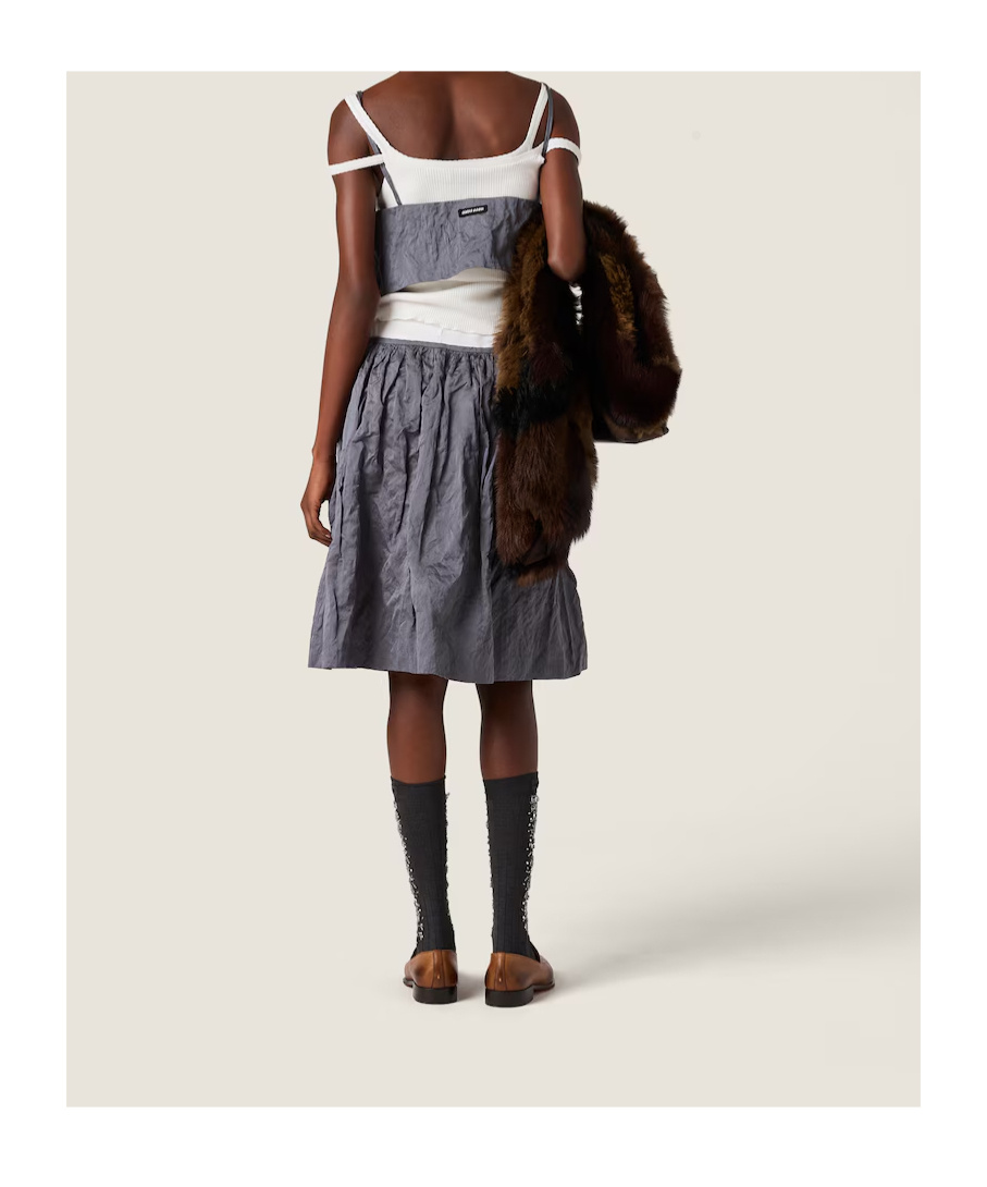 Miu Miu Duchesse Top In Black