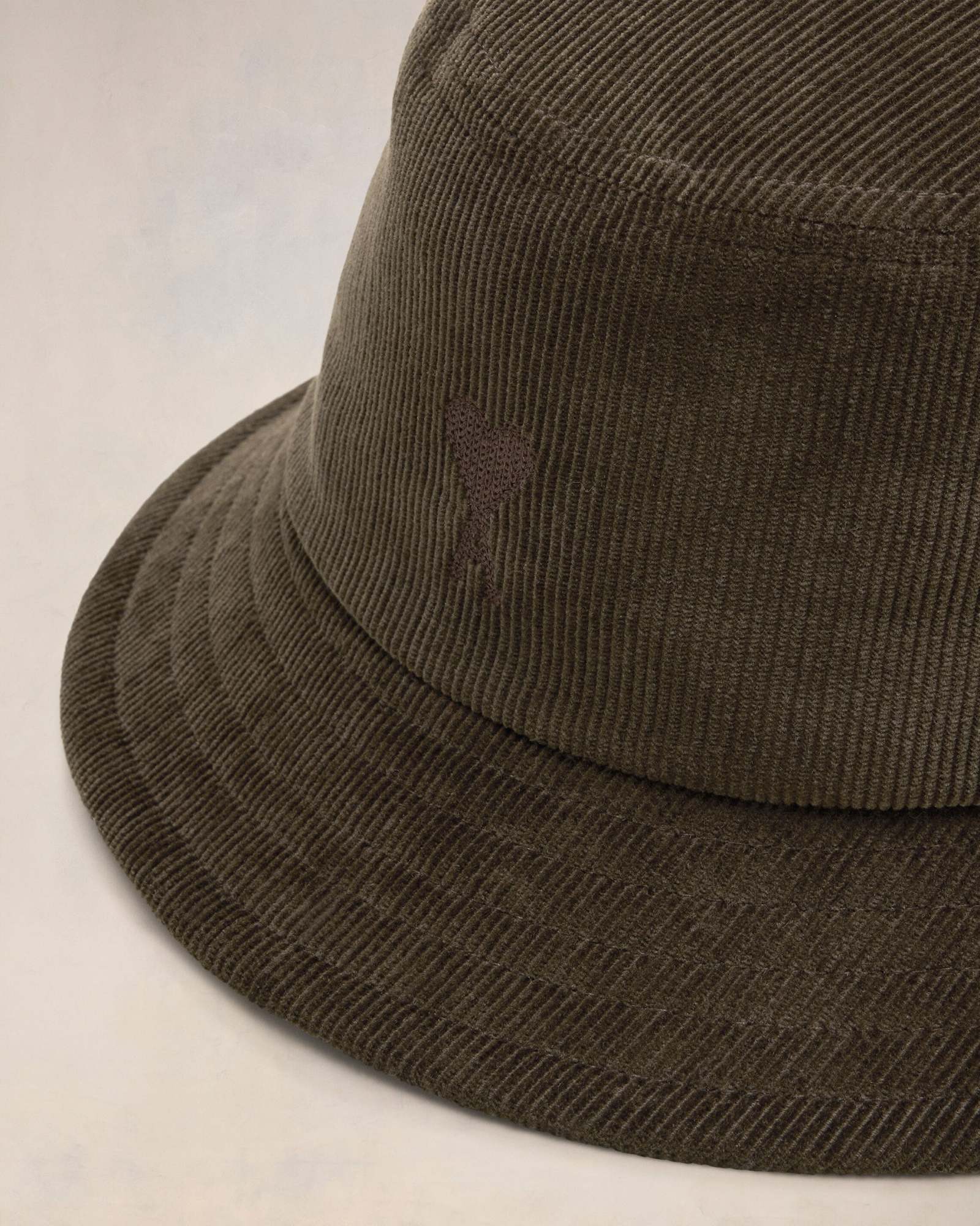 Ami Alexandre Mattiussi Embroidery Fisherman's Hat In Green