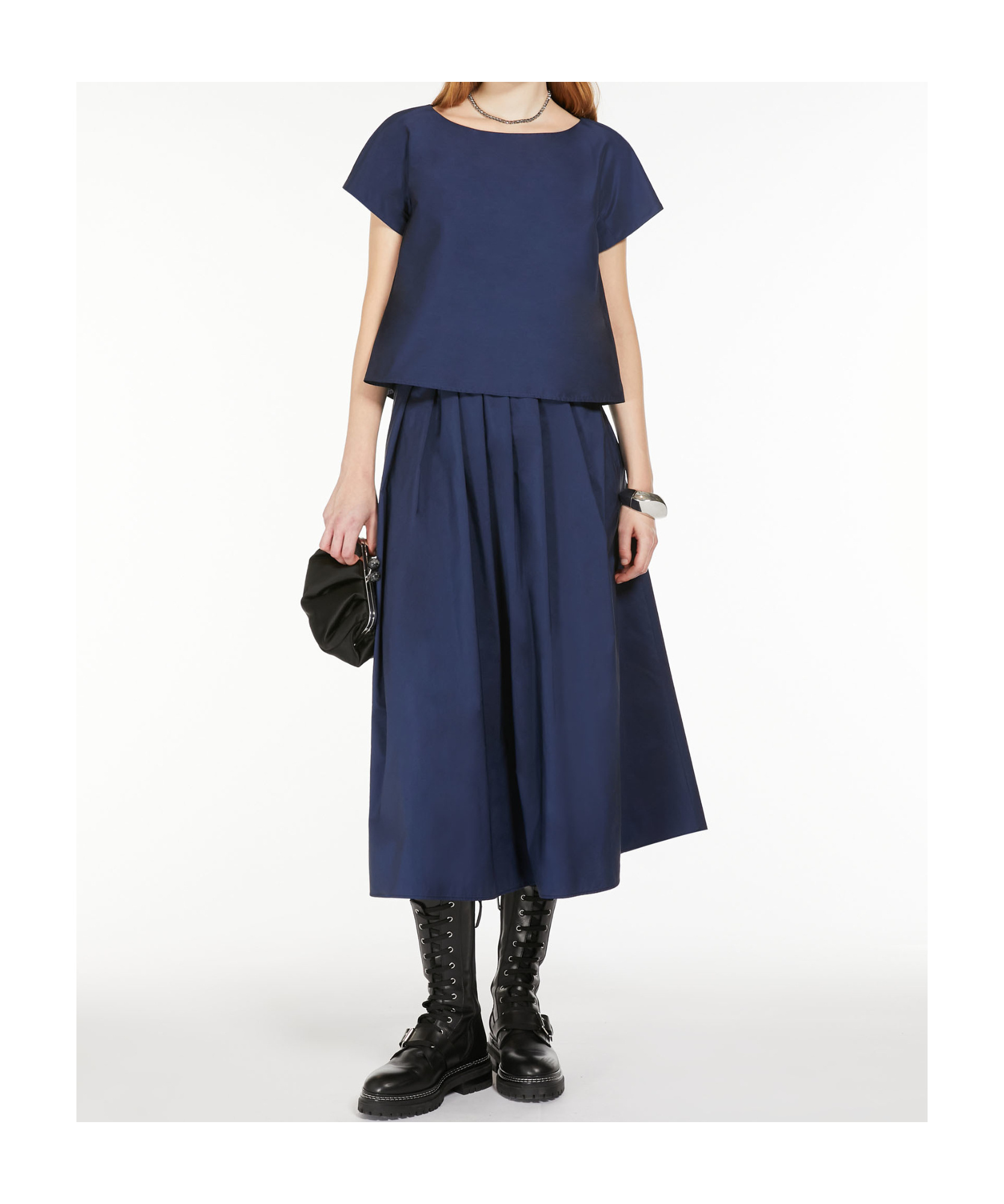 Weekend Max Mara Short-sleeved T-shirt In Blue