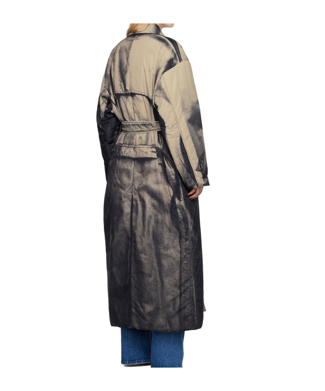 Jean Paul Gaultier 'the Trompe L'œil' Trench Coat In Black