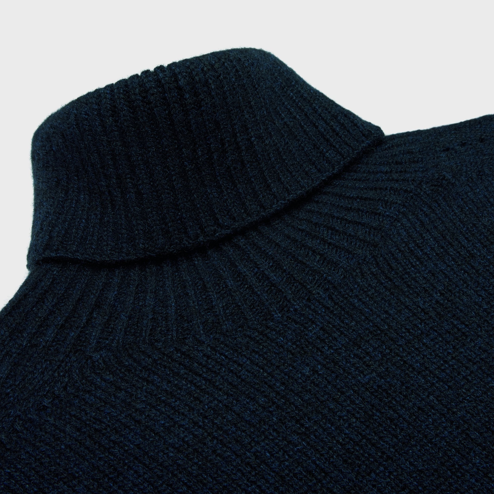 Celine Turtleneck Sweater In Seamless Cashemire In Blue