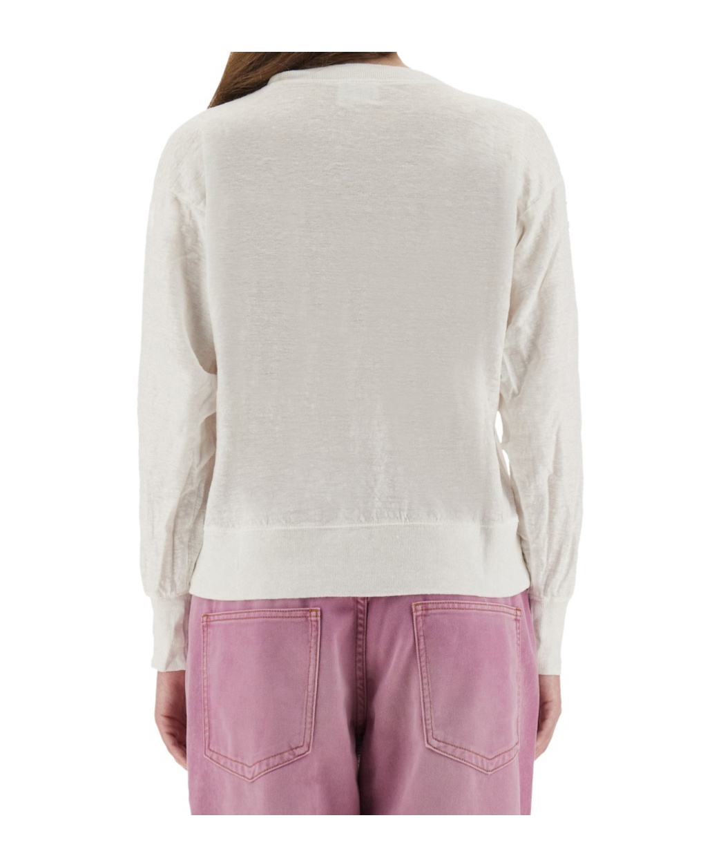 Isabel Marant Étoile Isabel Marant Etoile White Linen Sweater In Neutral