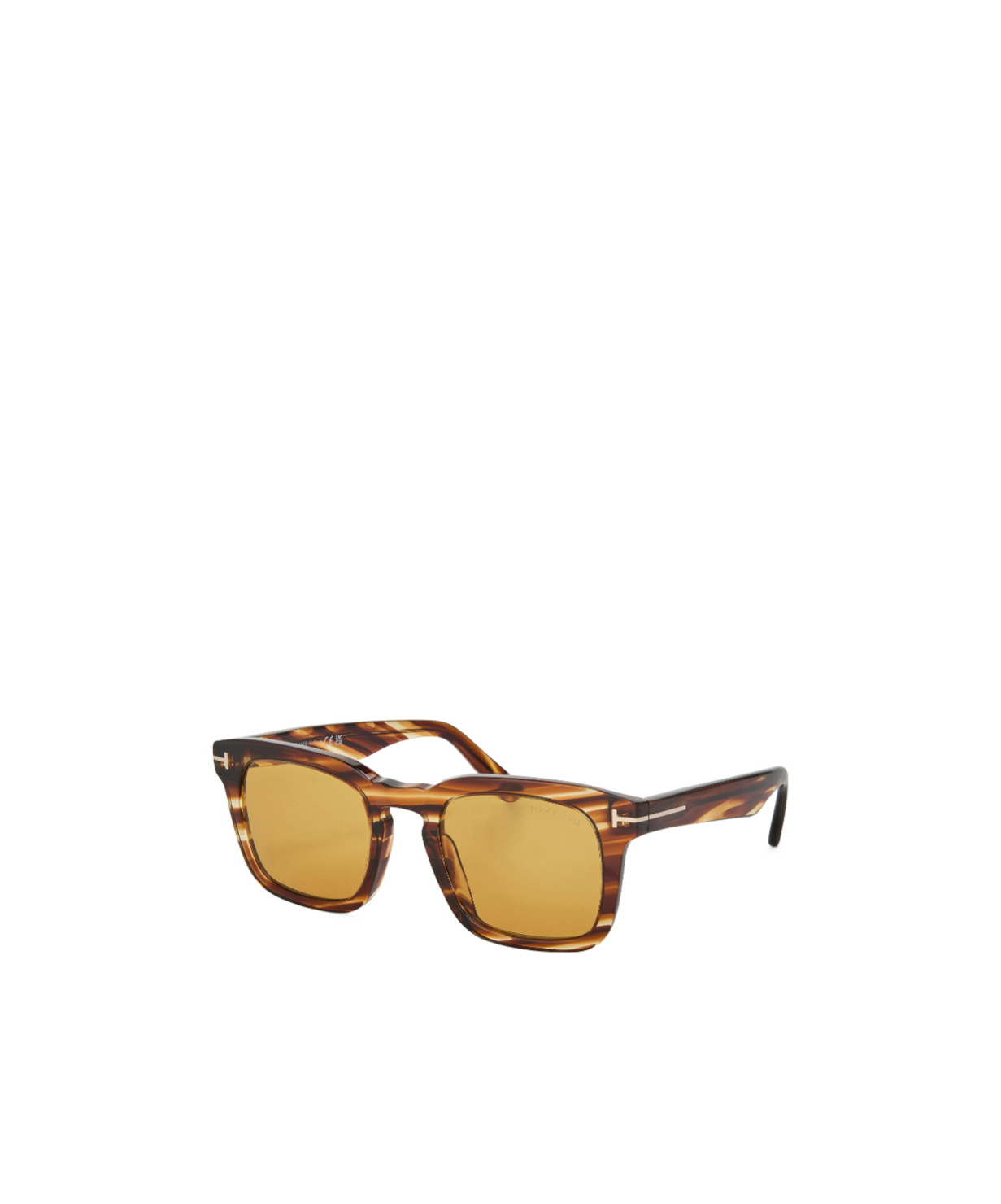 Tom Ford Thick-rimmed Square Sunglasses In Yellow