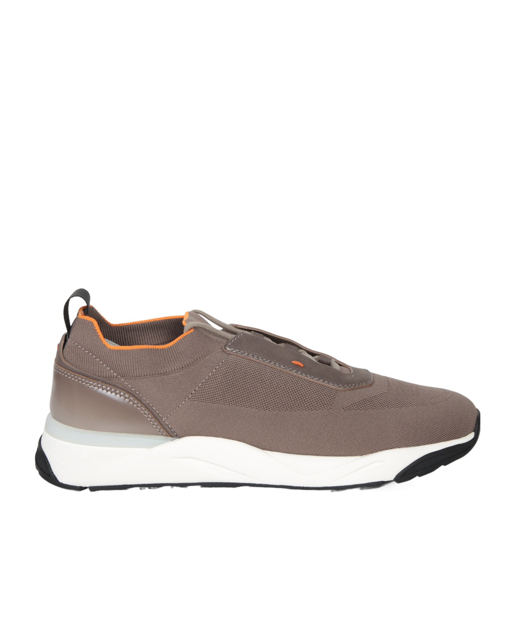 Santoni Knitted-panels Low-top Sneakers In Multi