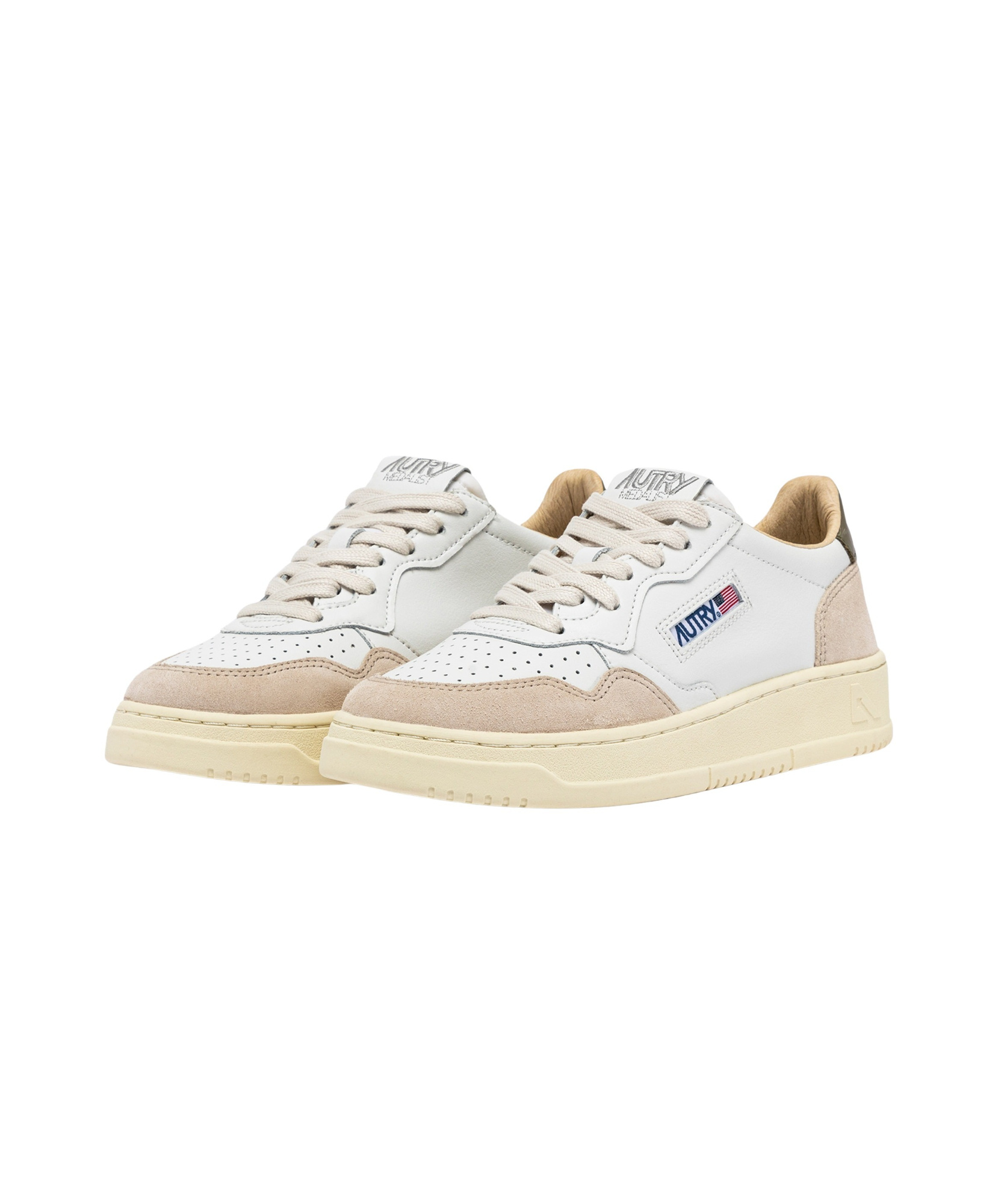 Autry Round Head Low-cut Casual Shoes In Nude