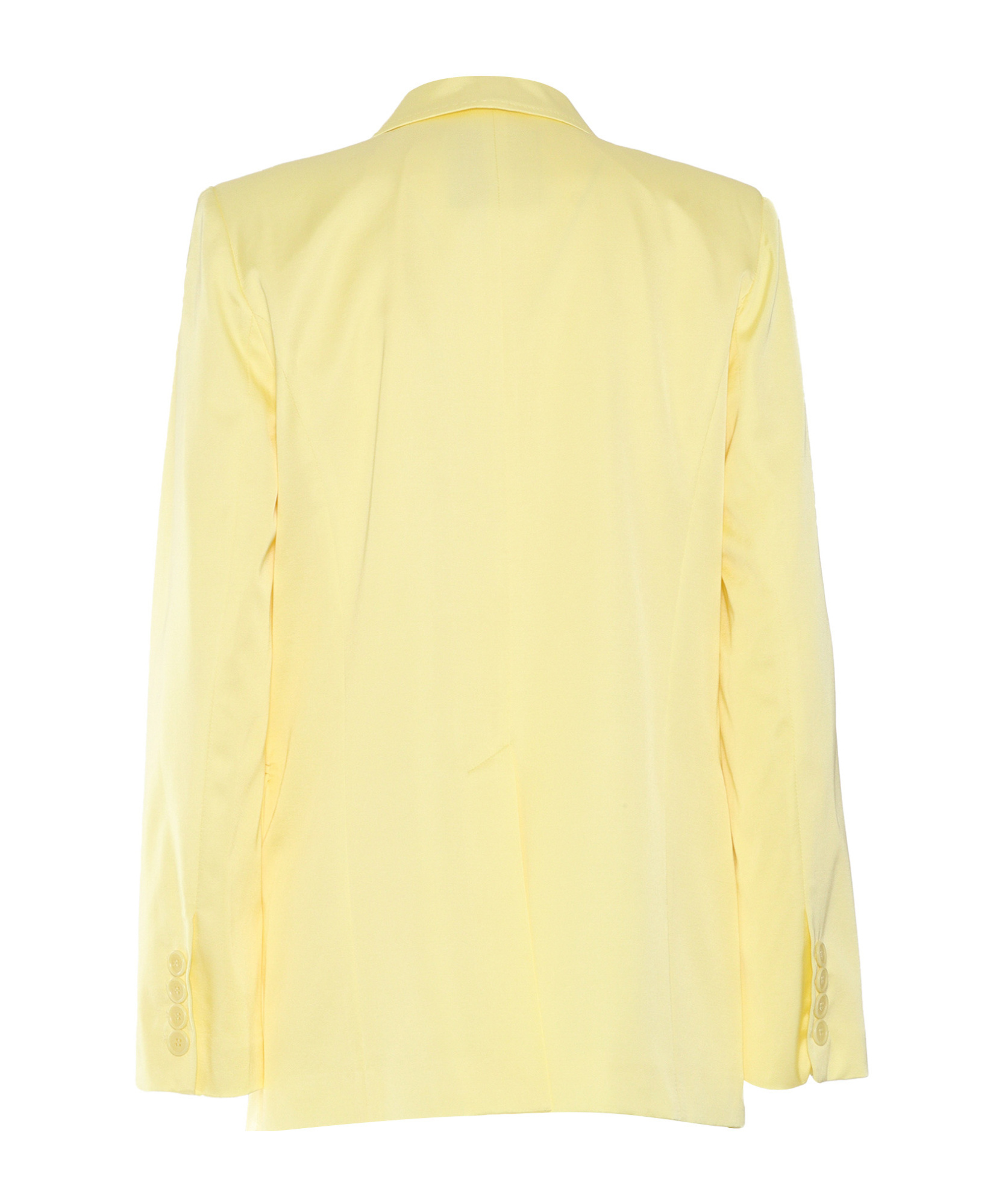 Ermanno Scervino Double-breasted Jacket In Yellow