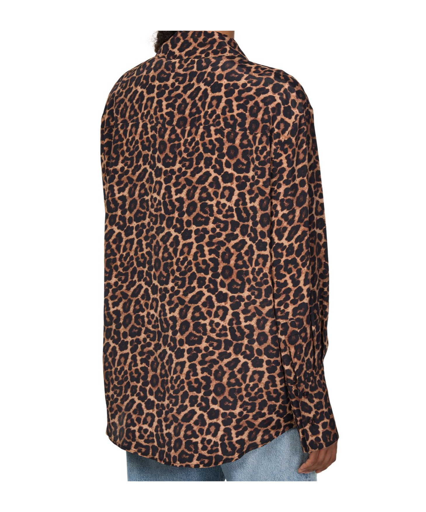 Shop Anine Bing Long Sleeve Shirt In Black