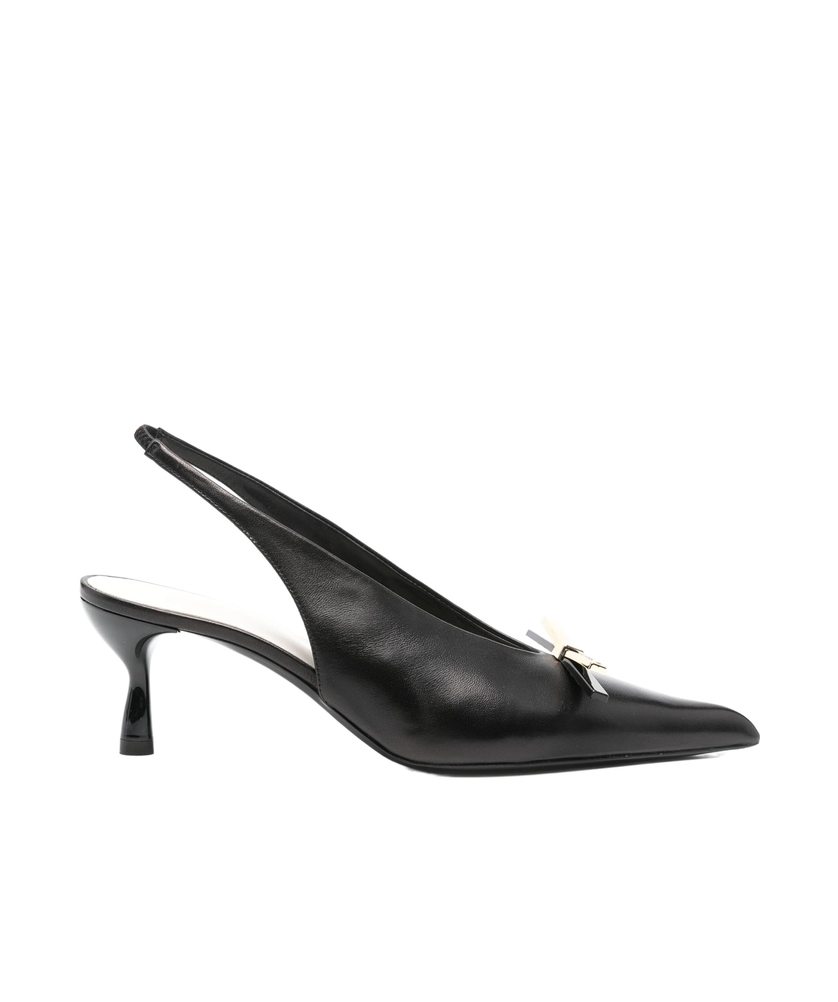 Lanvin 60mm Leather Pumps In Black