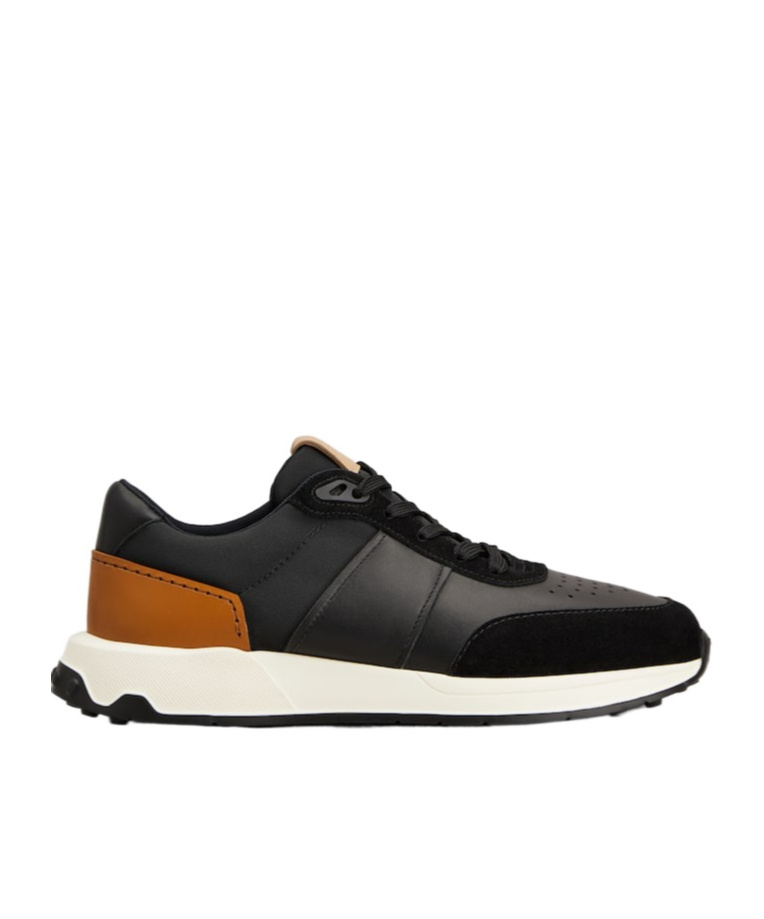 Tod's Leather And Technical Fabric Sneakers