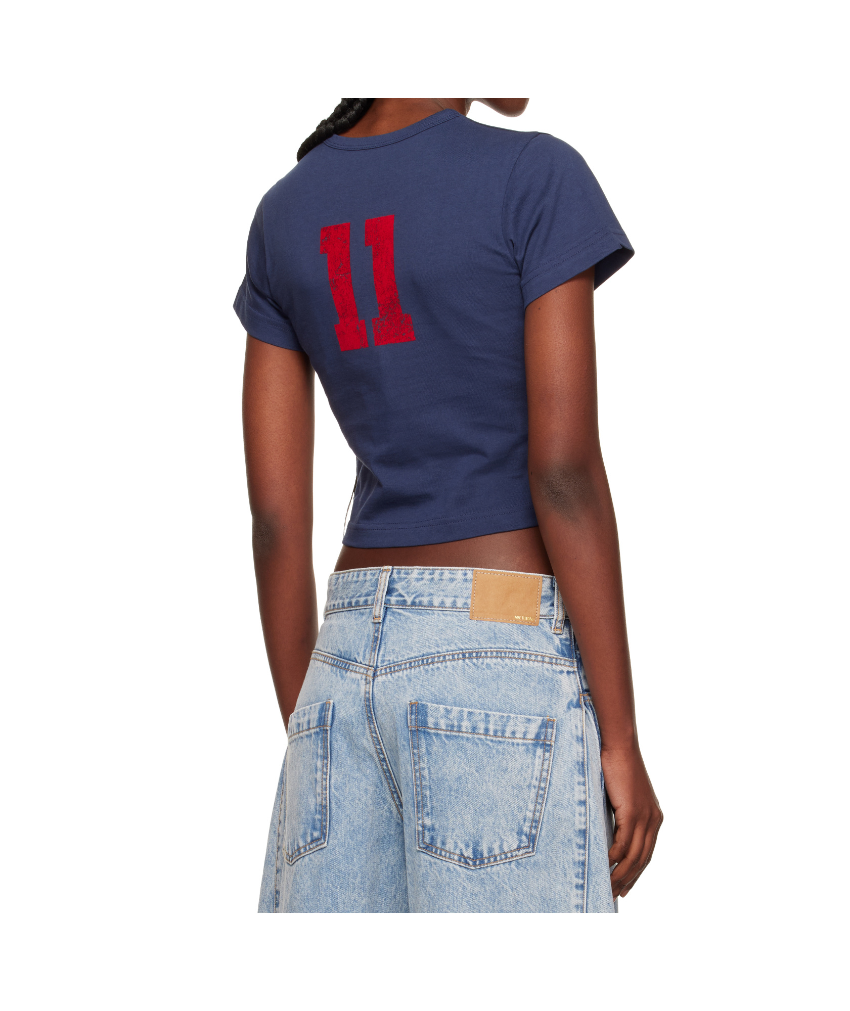 We11 Done Short-sleeved T-shirt In Blue