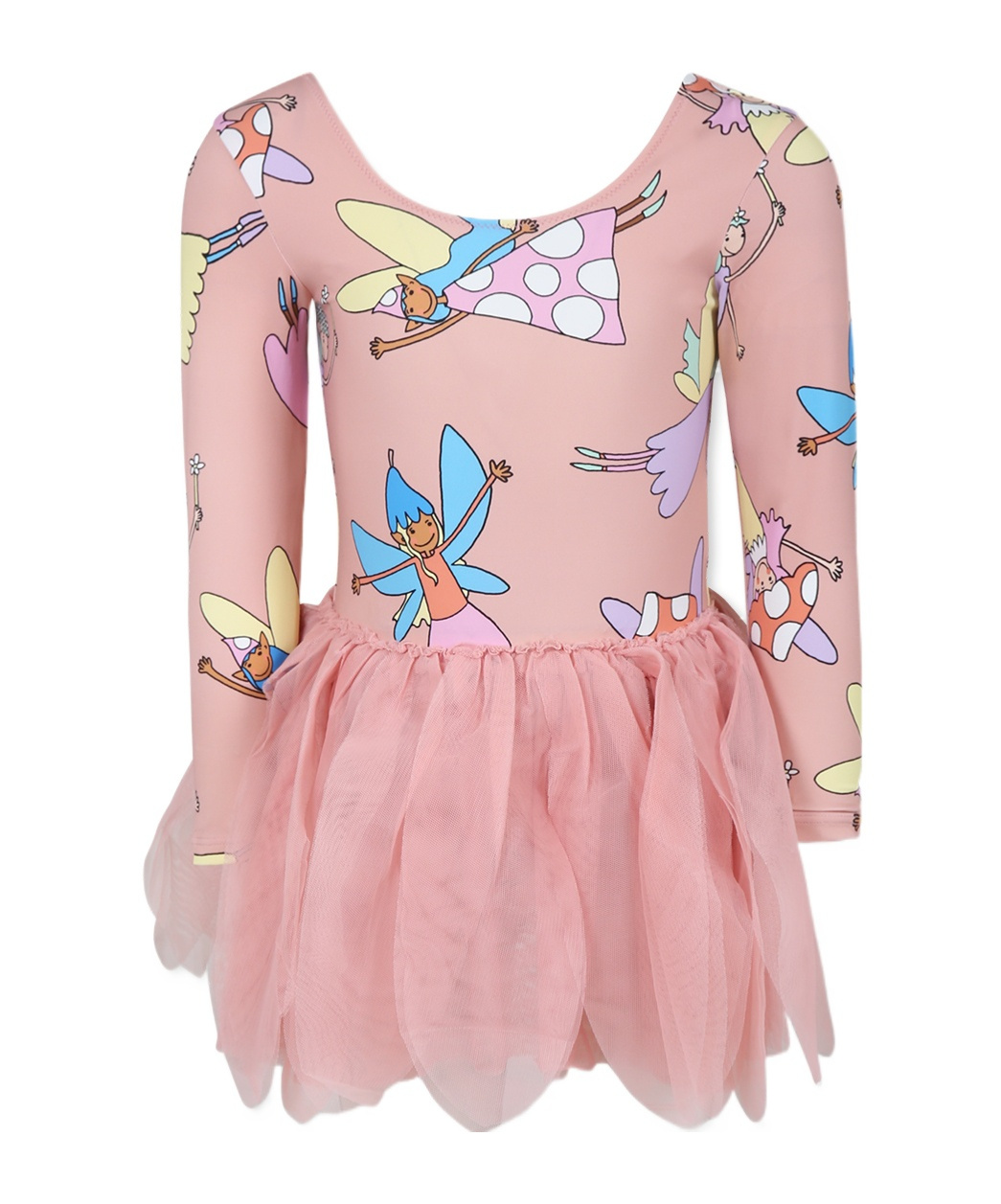 STELLA MCCARTNEY STELLA MCCARTNEY KIDS FAIRY PRINTED CREWNECK DRESS