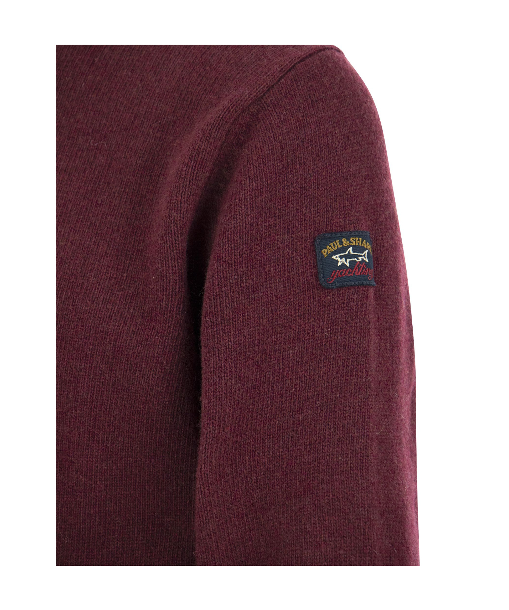 Paul & Shark Round Neck Sweater In Red