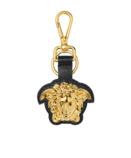 Versace Medusa Head-motif Key Holder In Gold