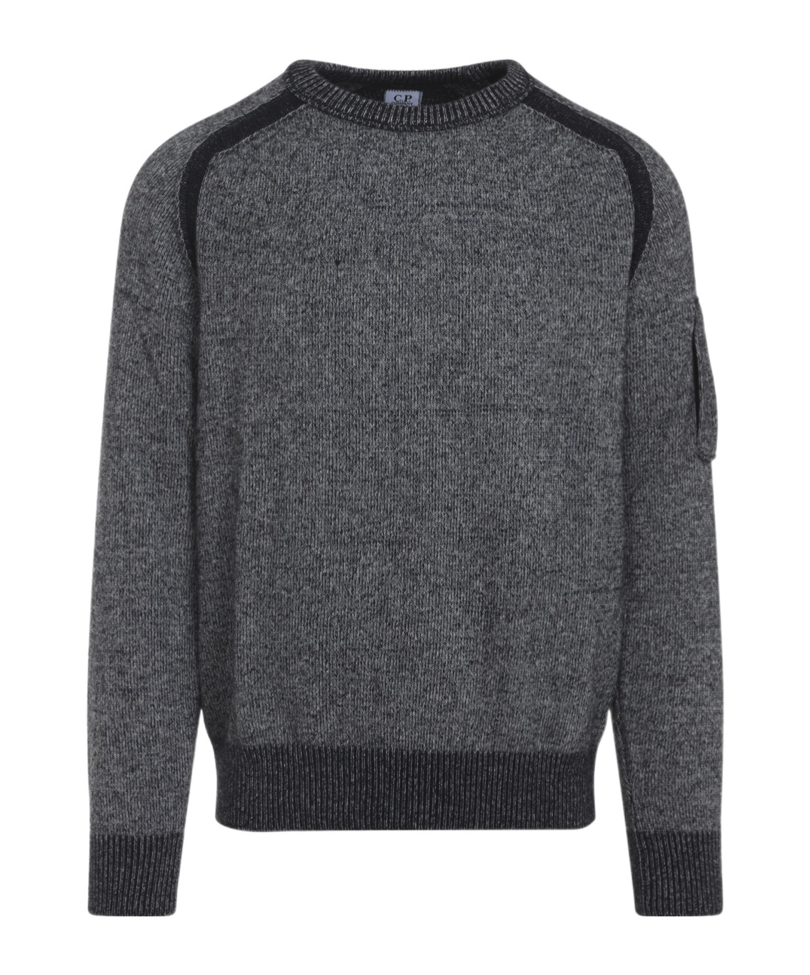 C.p. Company C.p.company Anthracite Melange Grey Pullover In Gray