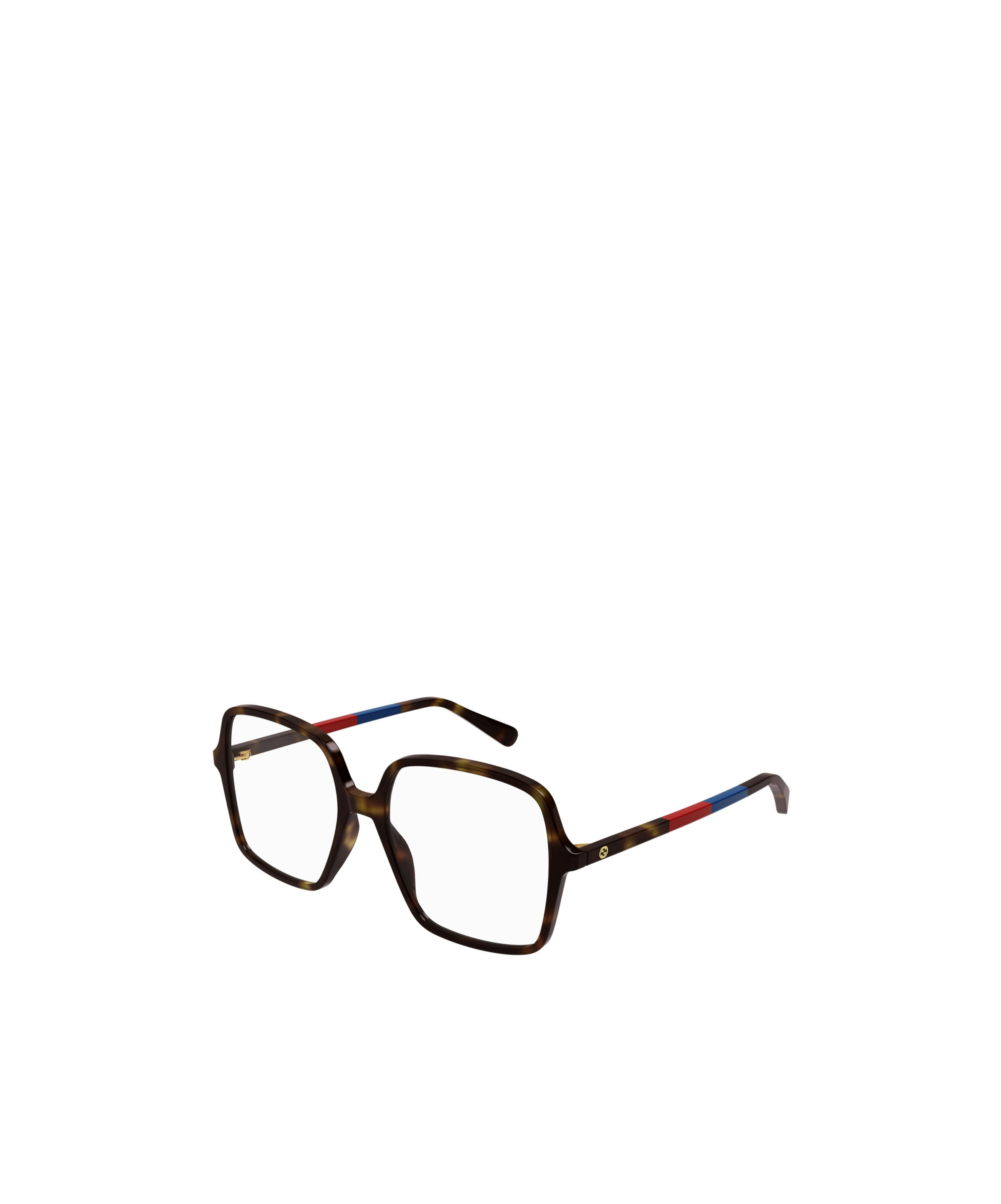 Shop Gucci Square-frame Glasses In Black